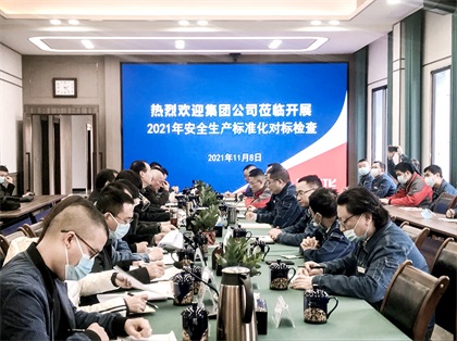 瀘天化集團來我公司開展安全生產(chǎn)標(biāo)準(zhǔn)化對標(biāo)檢查