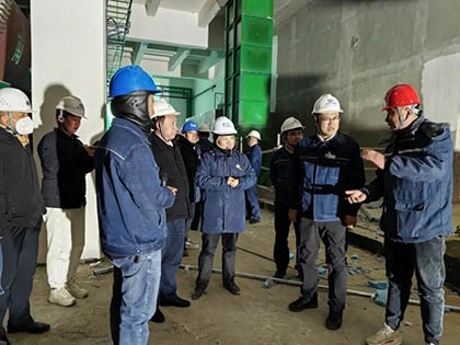 瀘天化集團領(lǐng)導調(diào)研指導寧夏高效復合肥項目建設工作