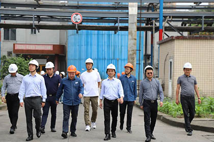 無錫市國聯(lián)金投和合私募基金管理有限公司董事長鄭耀一行到油脂公司考察